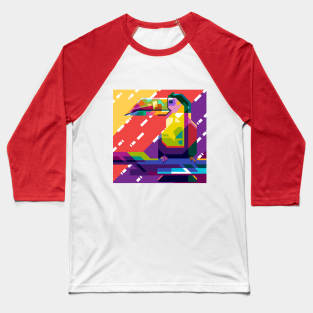 WPAP of Tukan bird Baseball T-Shirt